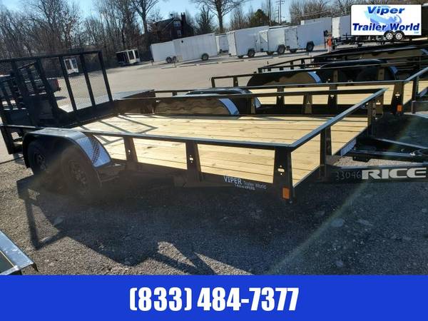 2023 Rice Trailer | 76 X 14 TA Utility - $3,650 (Festus, MO)