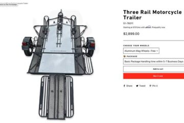 TRIPLE RAIL MOTORCYCLE TRAILERS