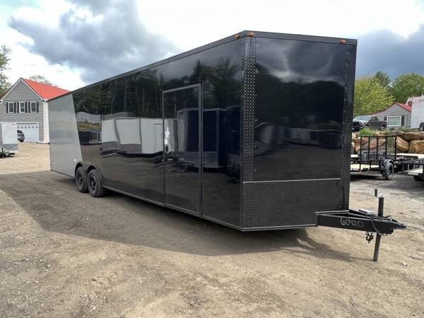 2023 SGC 8.5×28 Two-Tone Blackout Package Cargo / Enclosed Trailer – $14,195 